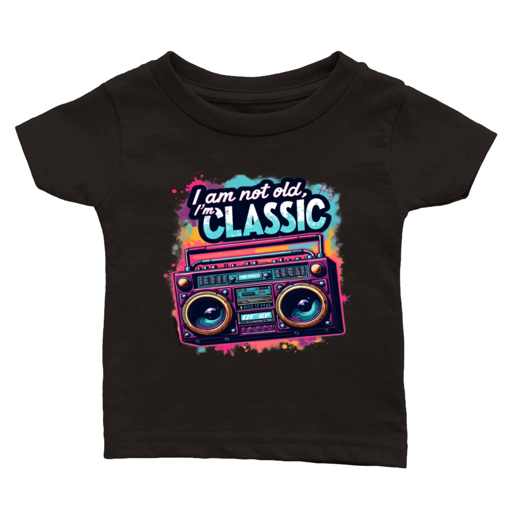 Aint No School Like the Old School for a 80s Fan Classic Baby Crewneck T-shirt