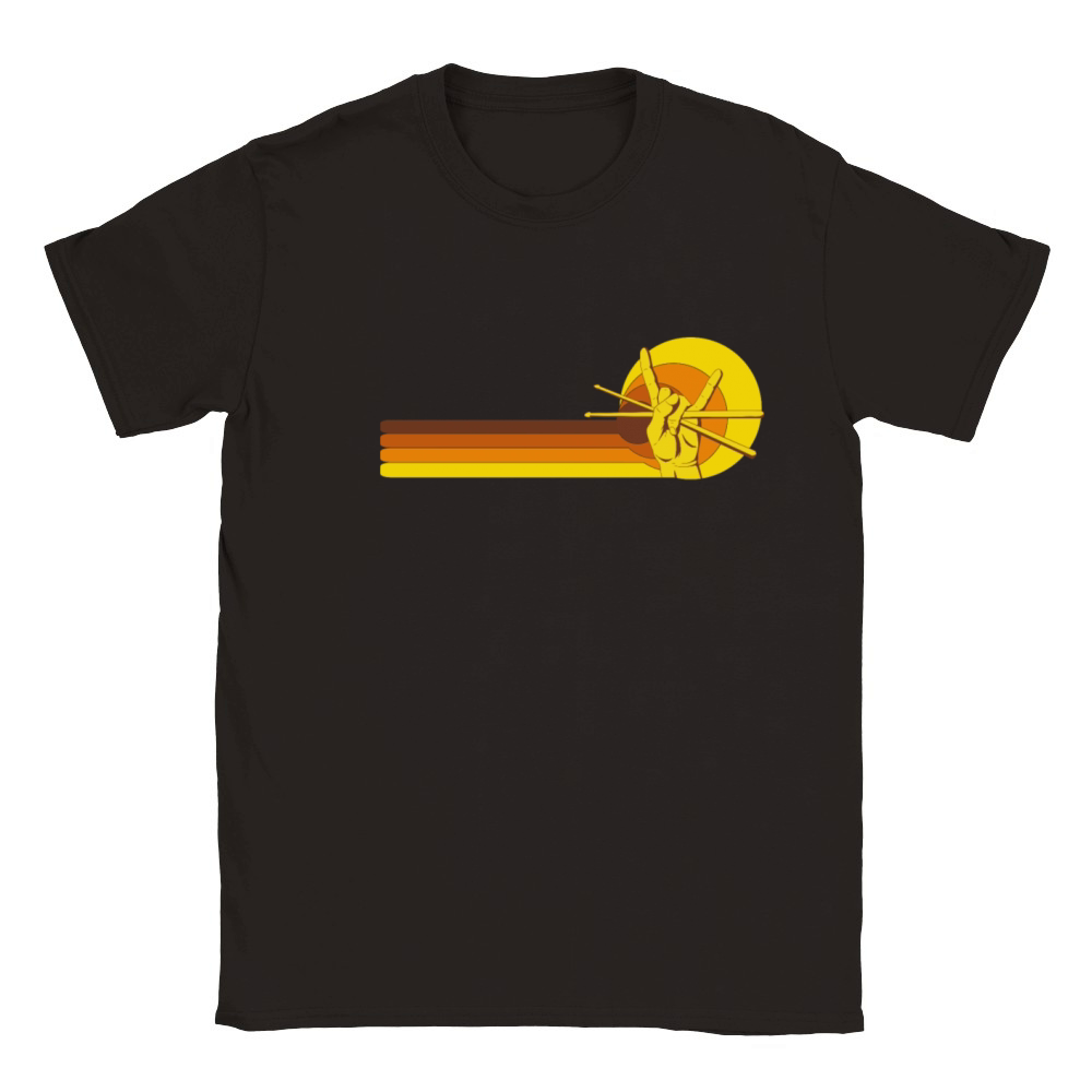 Drummer drums accessories drummer music Vintage Classic Kids Crewneck T-shirt