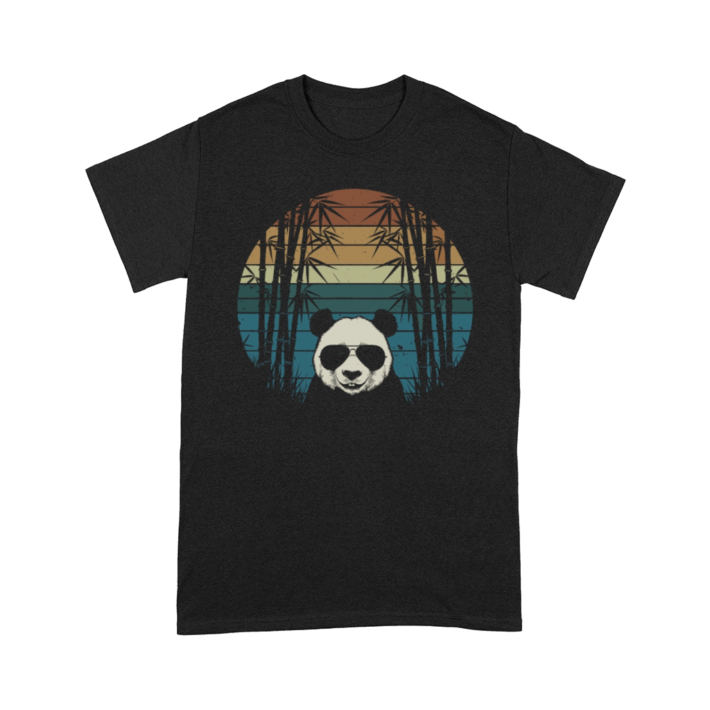Cool Panda with Sunglasses in Bamboo Forest Comfort T-shirt