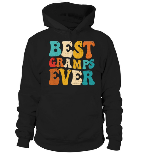 Best Gramps Ever Retro Vintage Grandad Fathers Day Hoodie Unisex