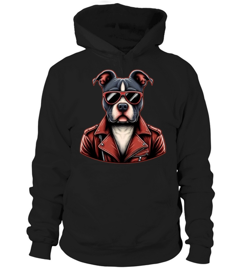 Rebel Spirit Dog - Cool Vintage Pet Hoodie Unisex