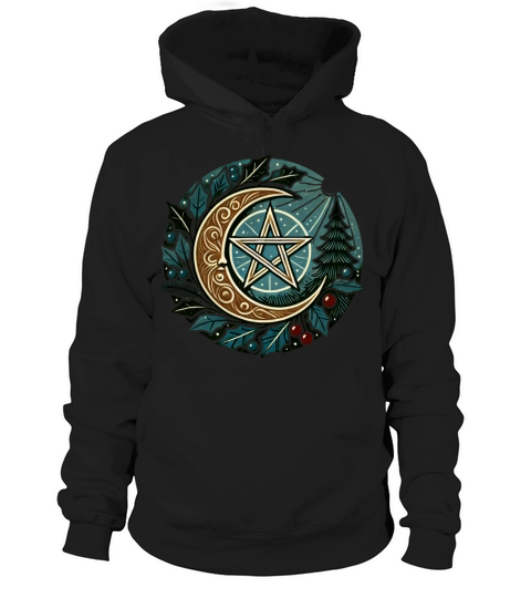 Yule Pentagram Hoodie Unisex