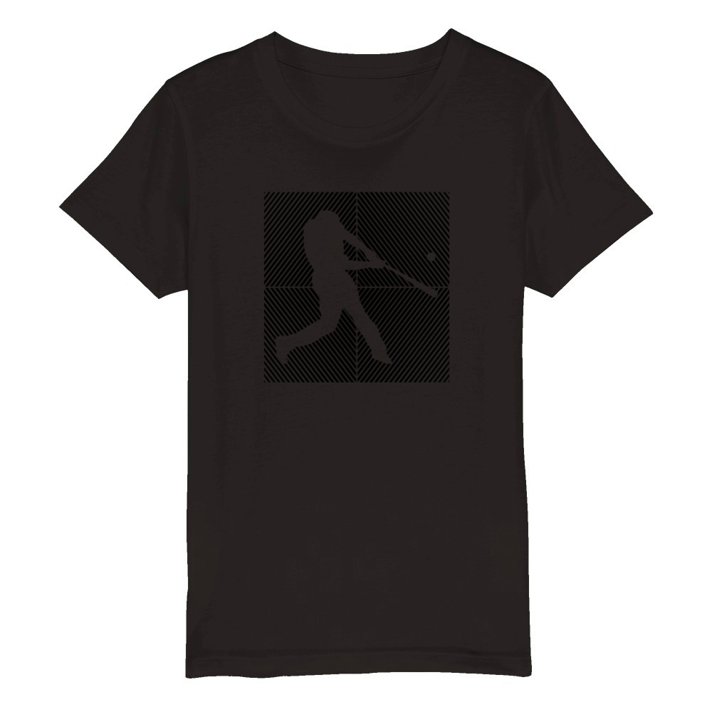 Baseball softball Baseball game Vintage Baseball Organic Kids Crewneck T-shirt