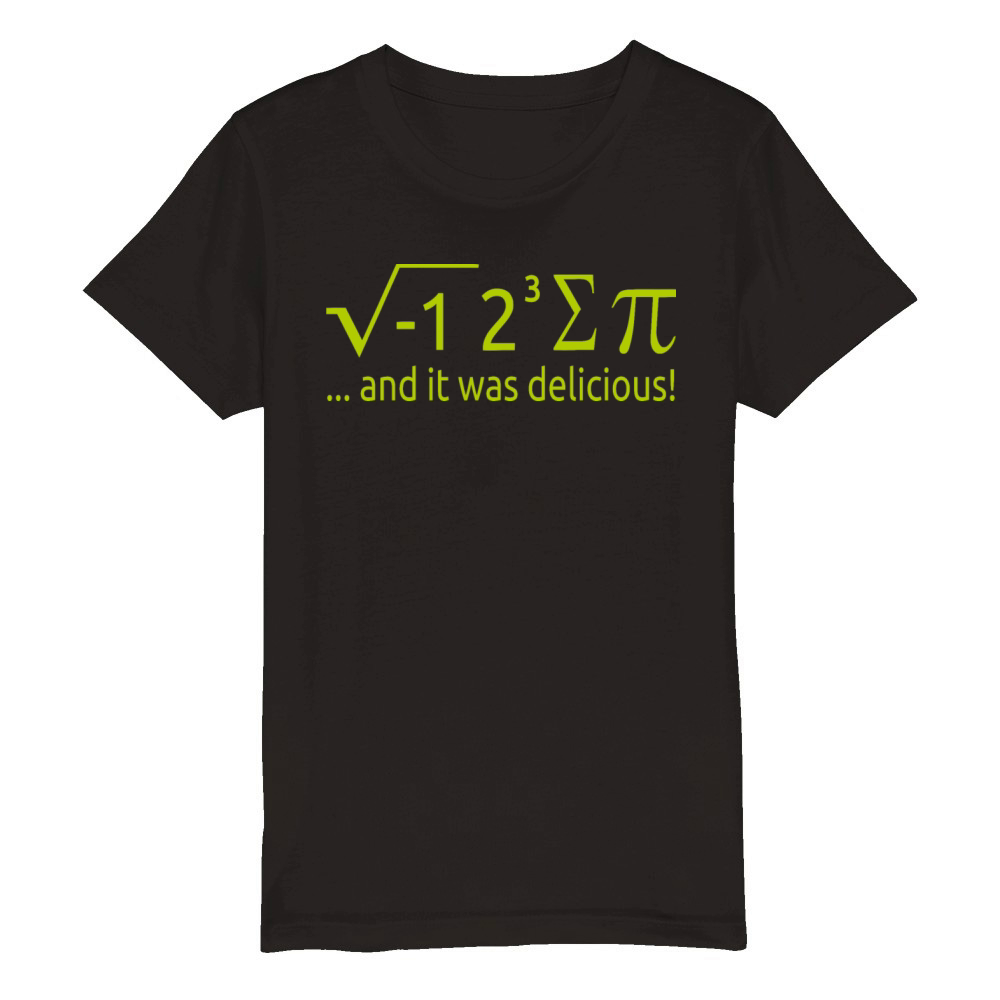 I Ate Some Pie And It Was Delicious 8 Pi Day 2BK2 Organic Kids Crewneck T-shirt
