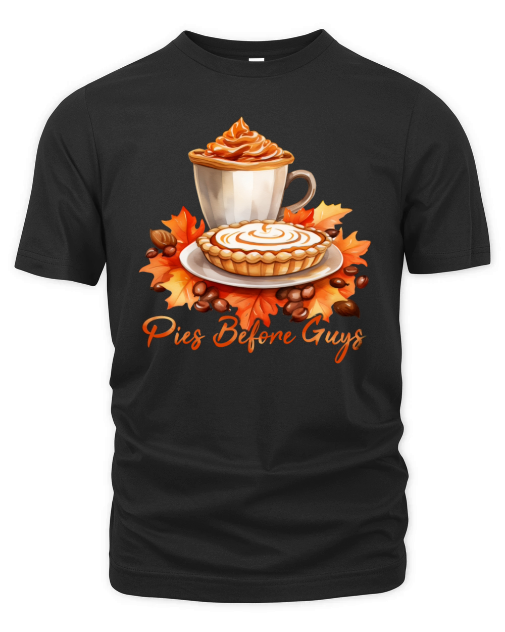 Pies Before Guys - Fall Season - Pumpkin Pie Organic Unisex T-shirt
