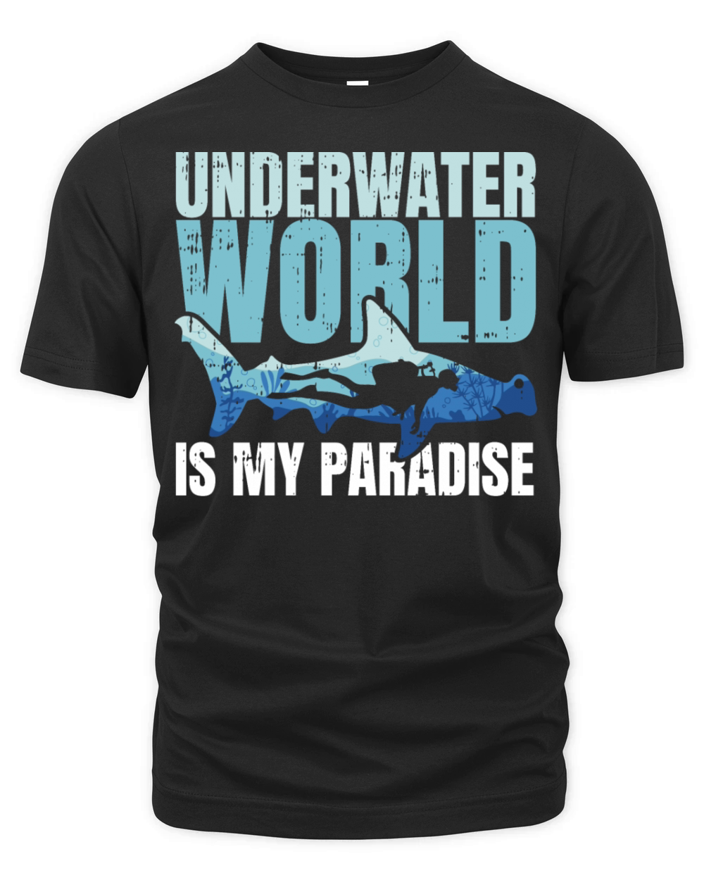Underwater World Is My Paradise Organic Unisex T-shirt