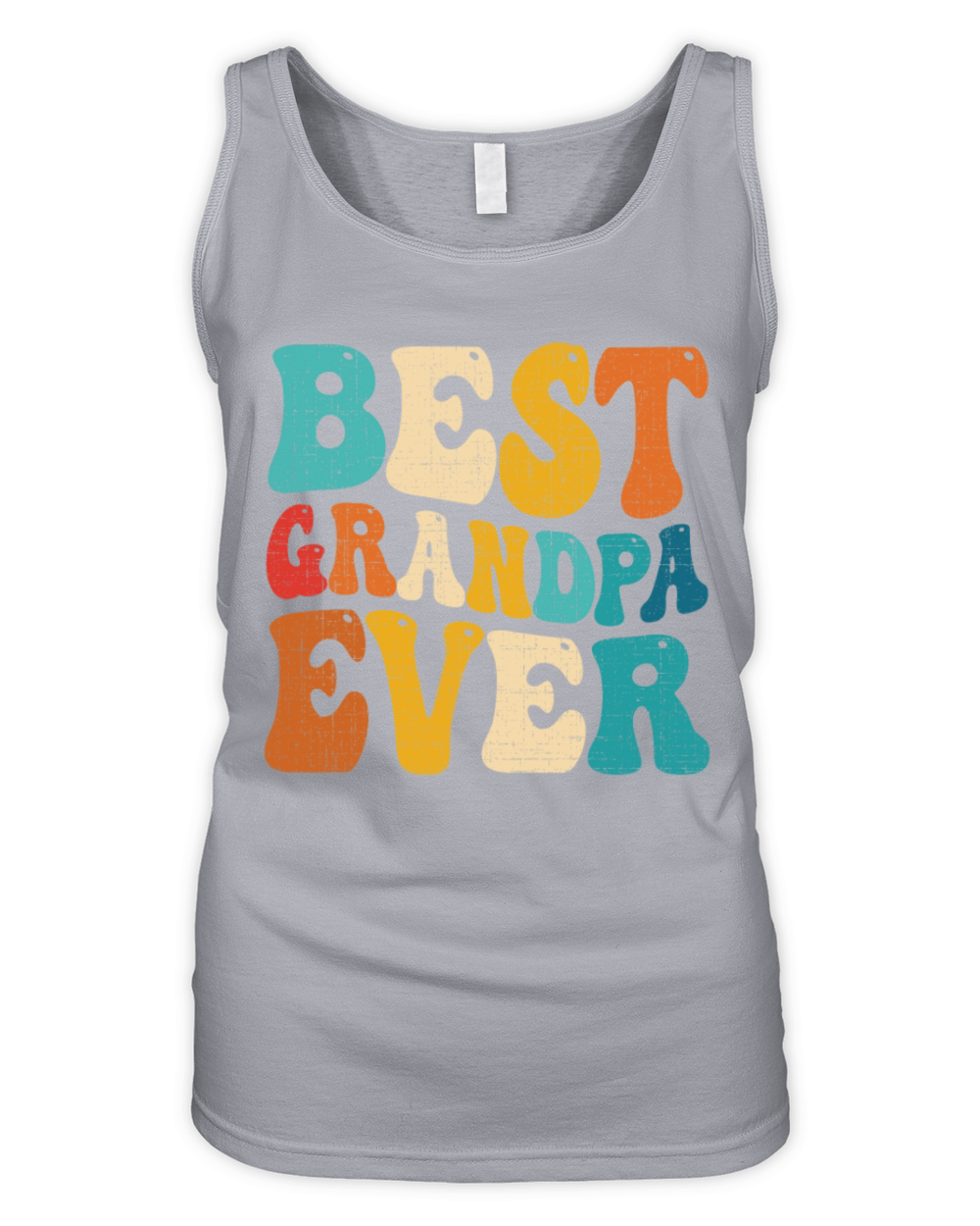Best Grandpa Ever Retro Vintage Grandfather Organic Women's Tank Top