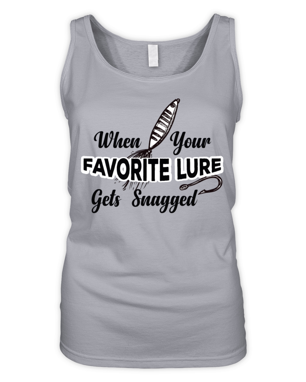 Funny Fishing When Your Favorite Lure Gets Snagged Organic Women's Tank Top
