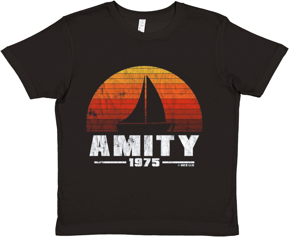 Amity Island 1975 Premium Kids Crewneck T-shirt