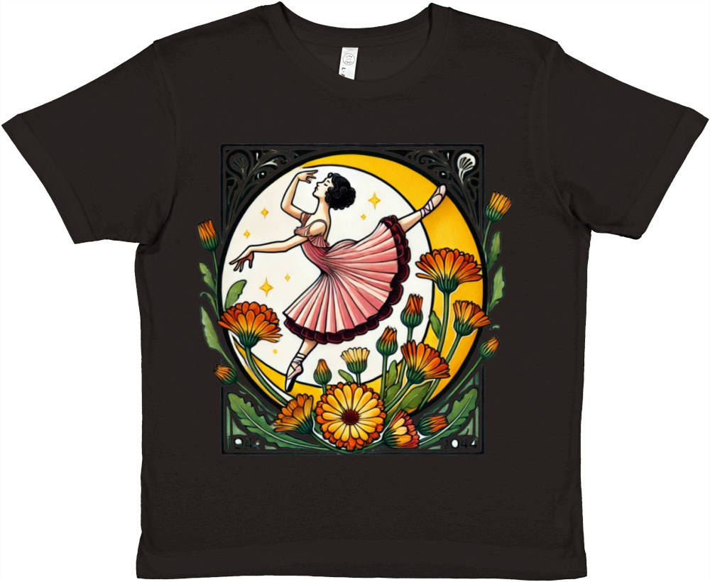 Ballerina Premium Kids Crewneck T-shirt