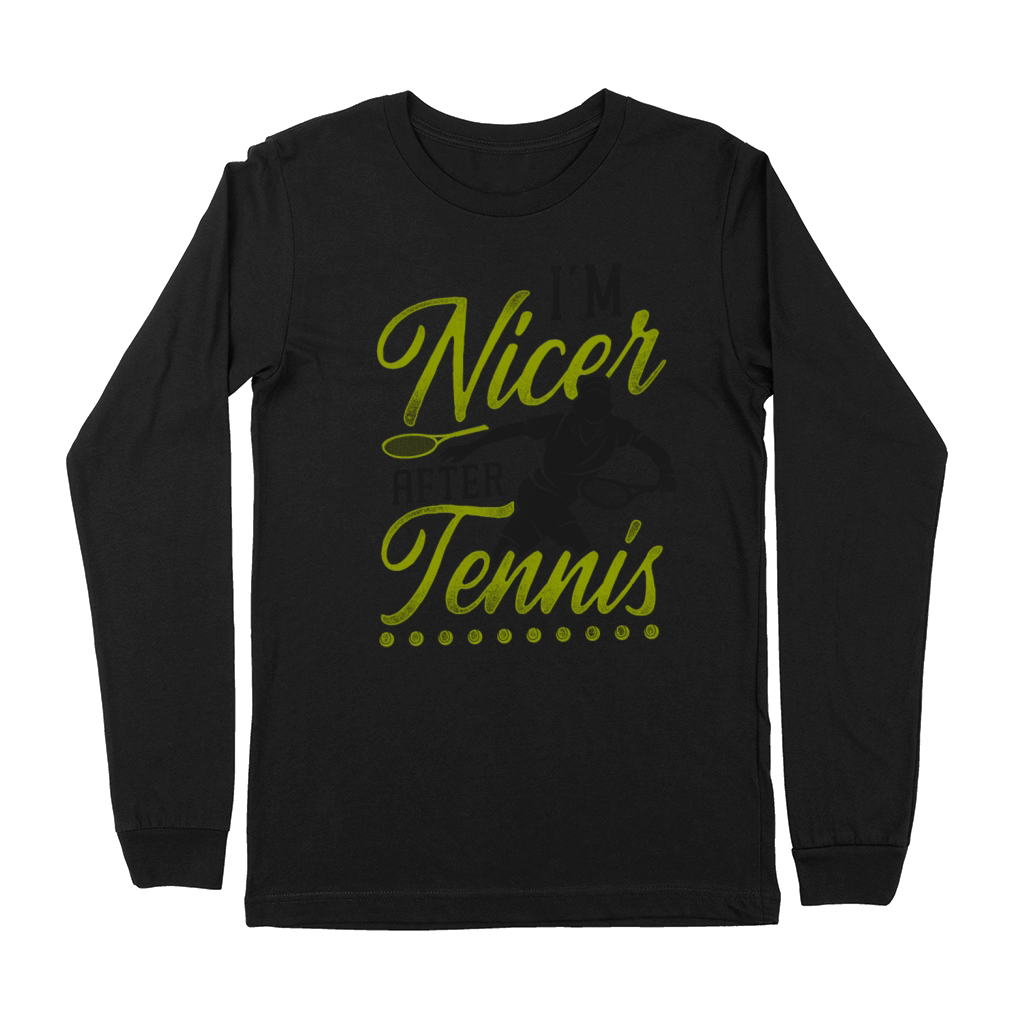 Funny Tennis Player Racket Im Premium Long Sleeve