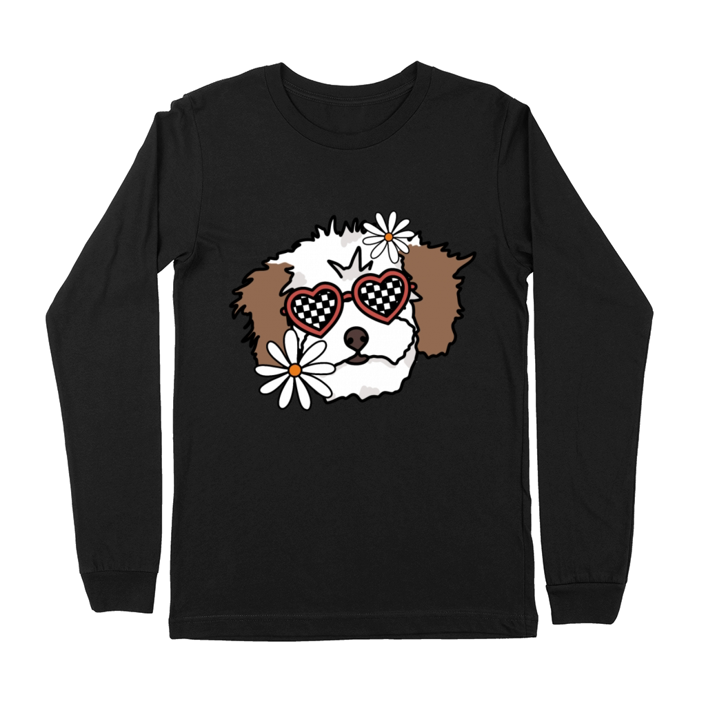 Maltipoo Retro Dog Premium Long Sleeve