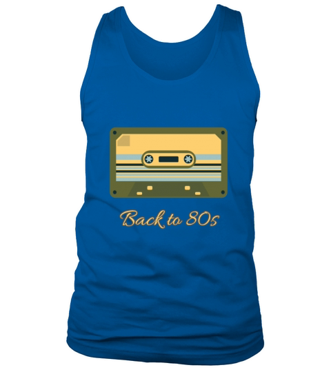 80s 90s retro cassette party design Tank Top Unisex