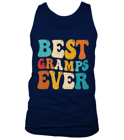 Best Gramps Ever Retro Vintage Grandad Fathers Day Tank Top Unisex