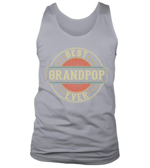 Best Grandpop Ever Vintage Grandpa Fathers Day Tank Top Unisex