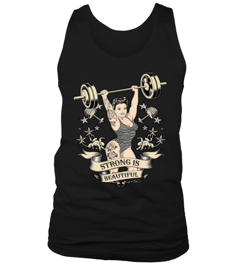 Strong Is Beautiful Pinup Strength Tank Top Unisex