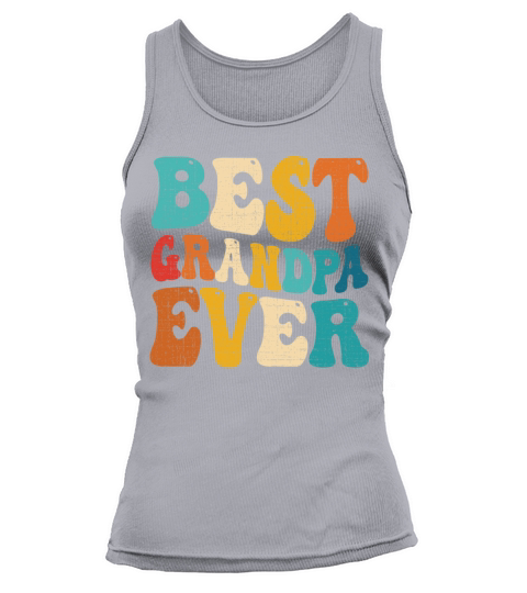 Best Grandpa Ever Retro Vintage Grandfather Tank top Woman