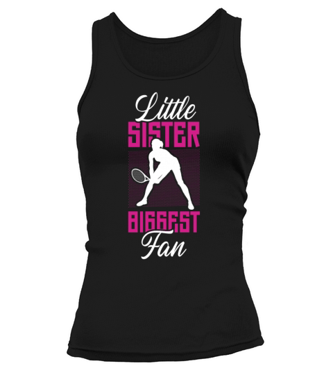 Funny Tennis Player Racket Sister Tank top Woman