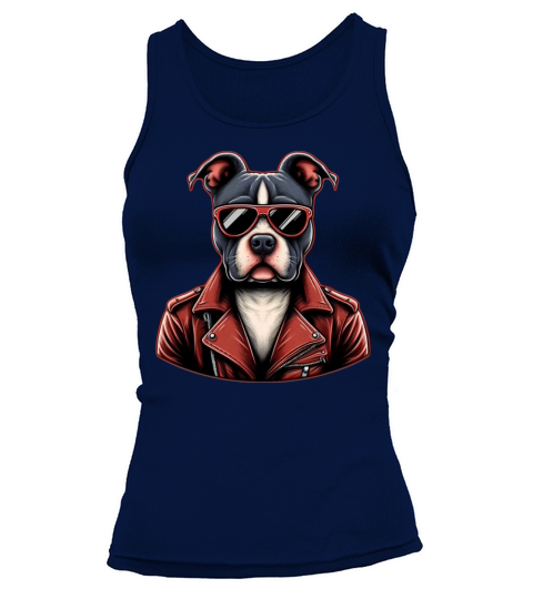 Rebel Spirit Dog - Cool Vintage Pet Tank top Woman