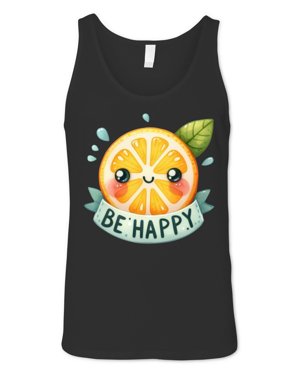 Be Happy Unisex Jersey Tank