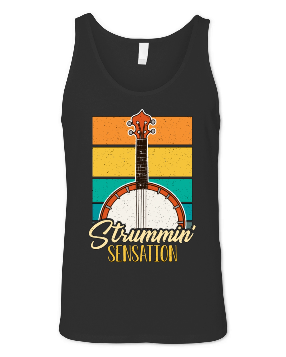 Bluegrass Music Strummin Unisex Jersey Tank