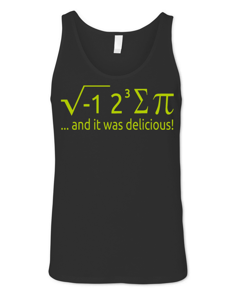 I Ate Some Pie And It Was Delicious 8 Pi Day 2BK2 Unisex Jersey Tank