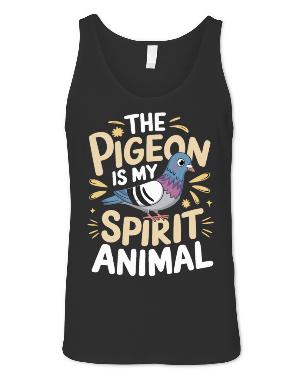 The Pigeon Is My Spirit Animal Unisex Jersey Tank