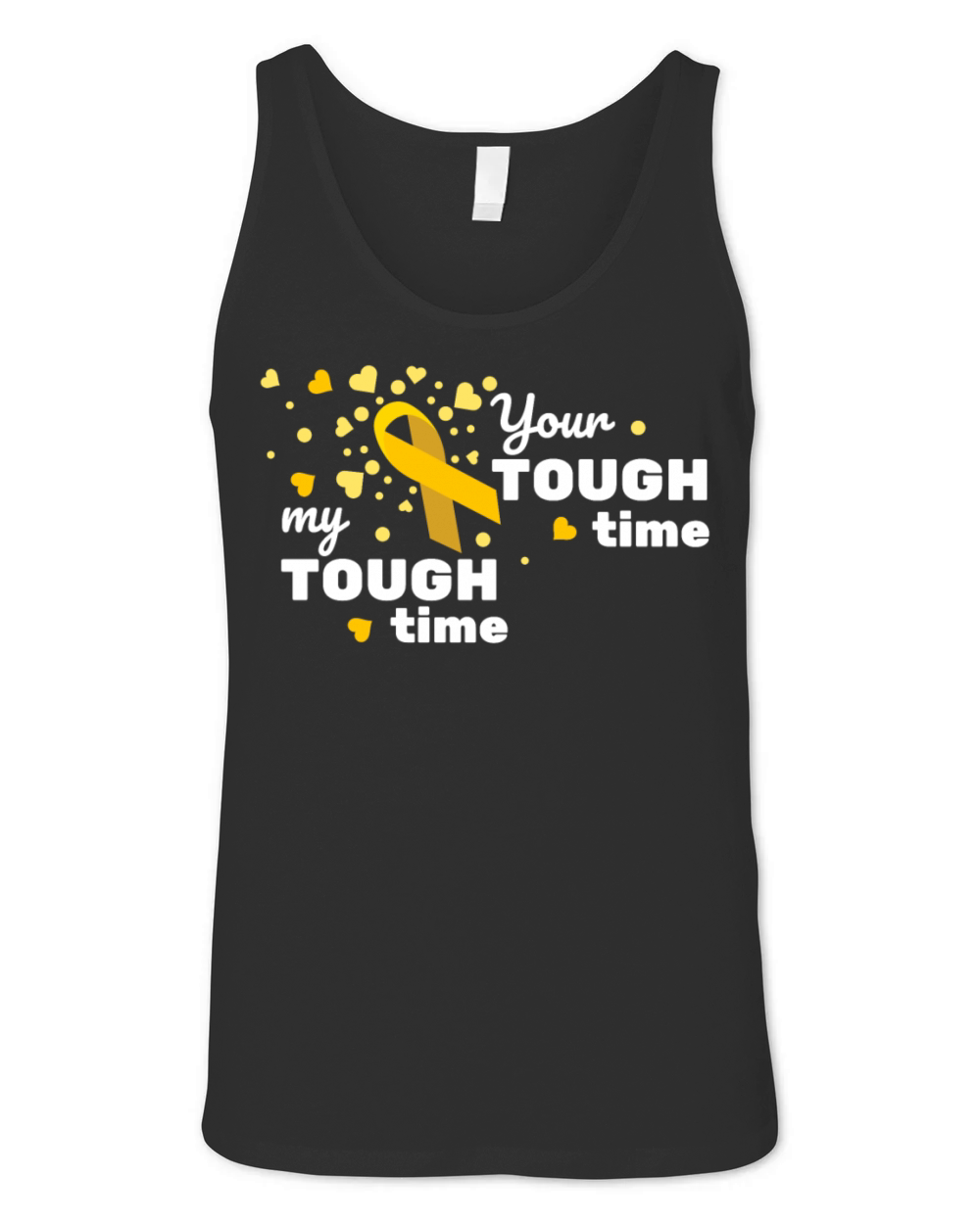 Your tough time my tough time cancer awareness Unisex Jersey Tank