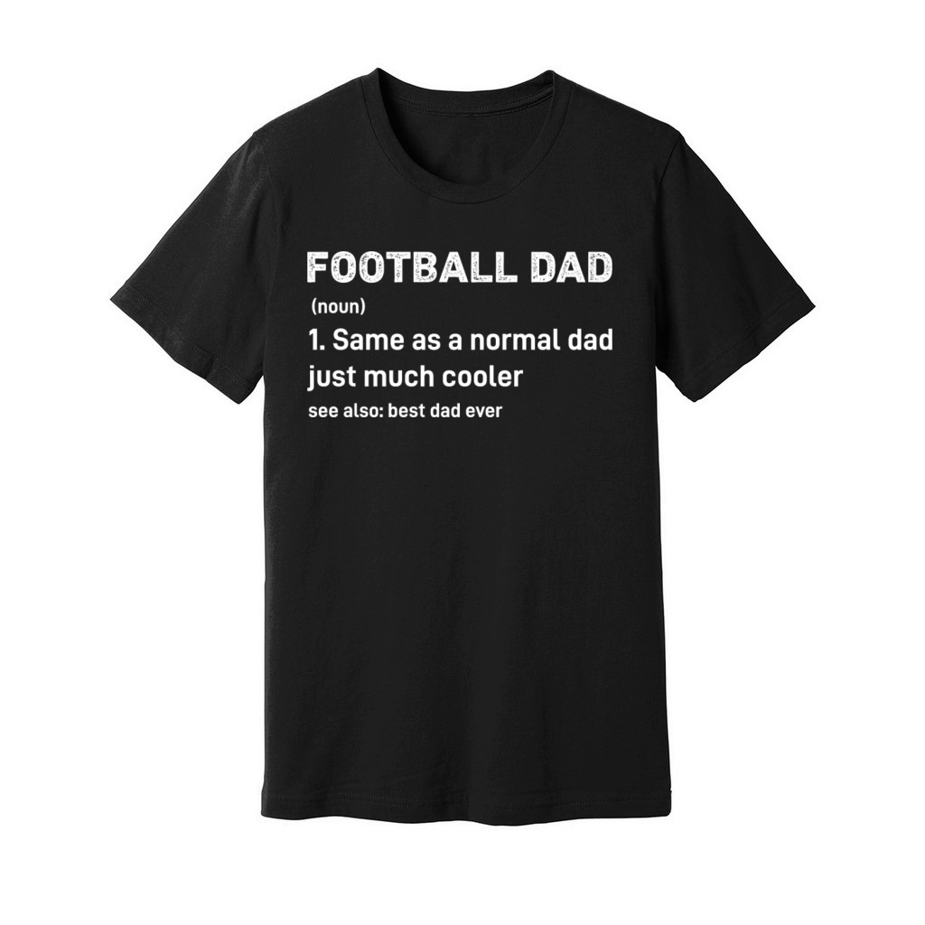 Football Dad Funny Definition Unisex Jersey Tee