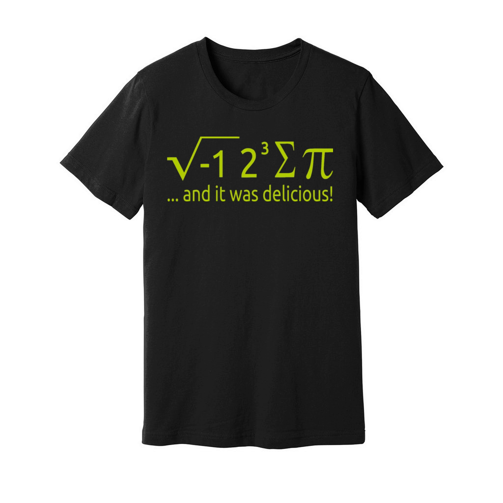 I Ate Some Pie And It Was Delicious 8 Pi Day 2BK2 Unisex Jersey Tee