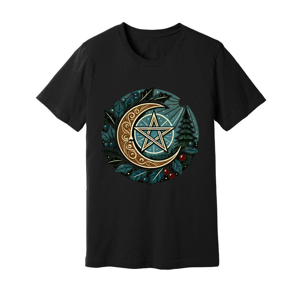 Yule Pentagram Unisex Jersey Tee
