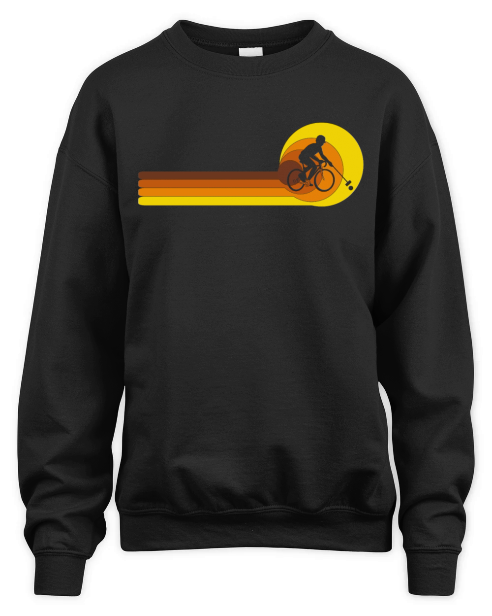 Cycle Bike Wheel-Polo cyclists Vintage 70s 80s Unisex Premium Crewneck Sweatshirt