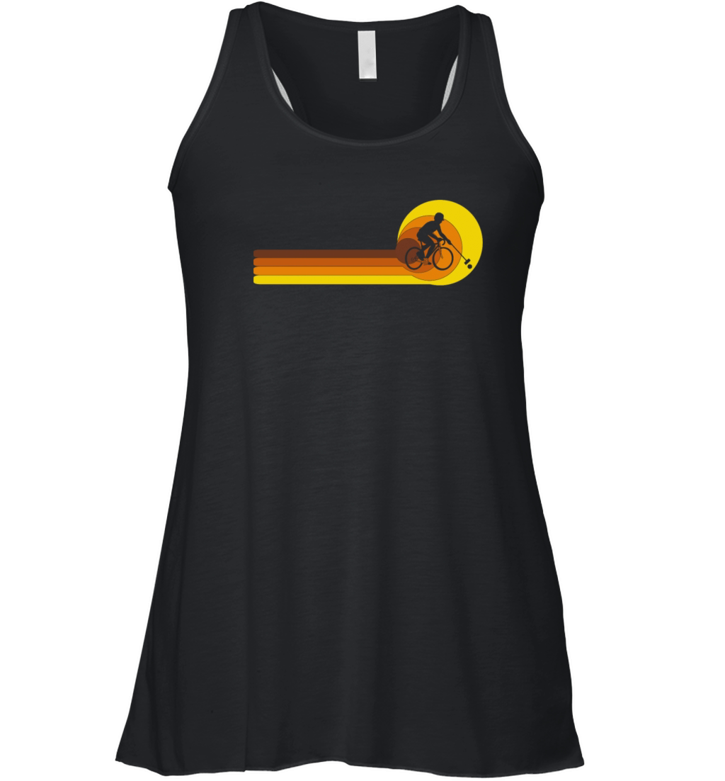 Cycle Bike Wheel-Polo cyclists Vintage 70s 80s Women's Flowy Tank Top