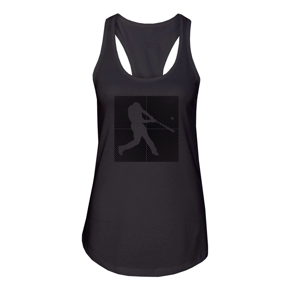 Baseball softball Baseball game Vintage Baseball Women's Racerback Tank