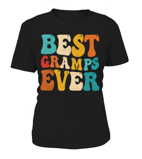Best Gramps Ever Retro Vintage Grandad Fathers Day Women's T-Shirt
