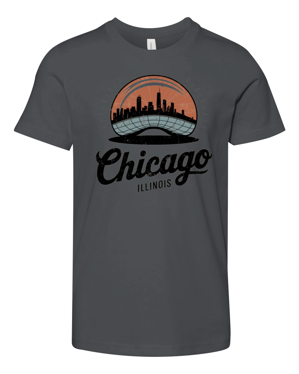 Chicago Illinois The Bean Youth Unisex Jersey Tee