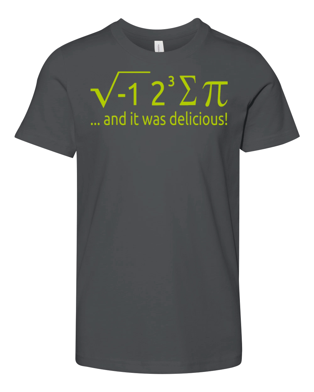 I Ate Some Pie And It Was Delicious 8 Pi Day 2BK2 Youth Unisex Jersey Tee