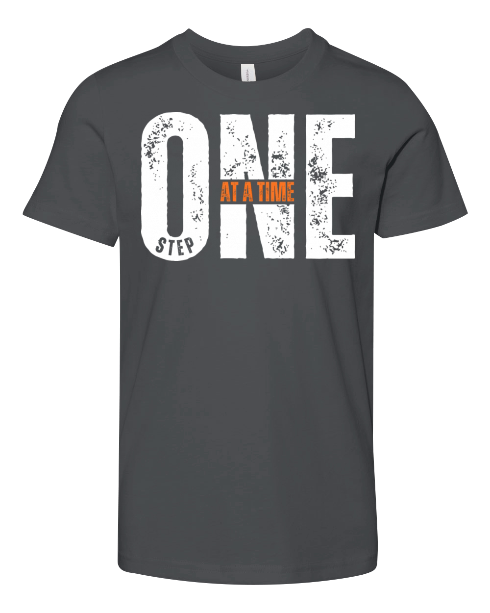 One Step at a Time Youth Unisex Jersey Tee