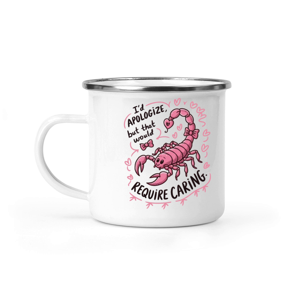 Scorpio Apology Funny Scorpio Quote Camping Mug