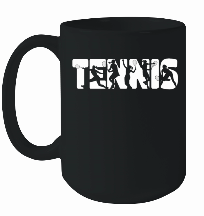 Funny Tennis Player Racket Tennis Ceramic Mug