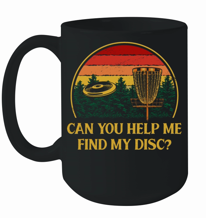 Help Me Find My Disc Friends Disc Golf Buddy Golfe Ceramic Mug