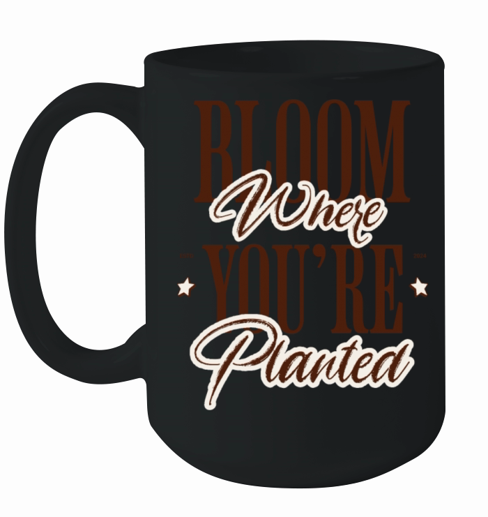 inspiration and power full tee design Ceramic Mug