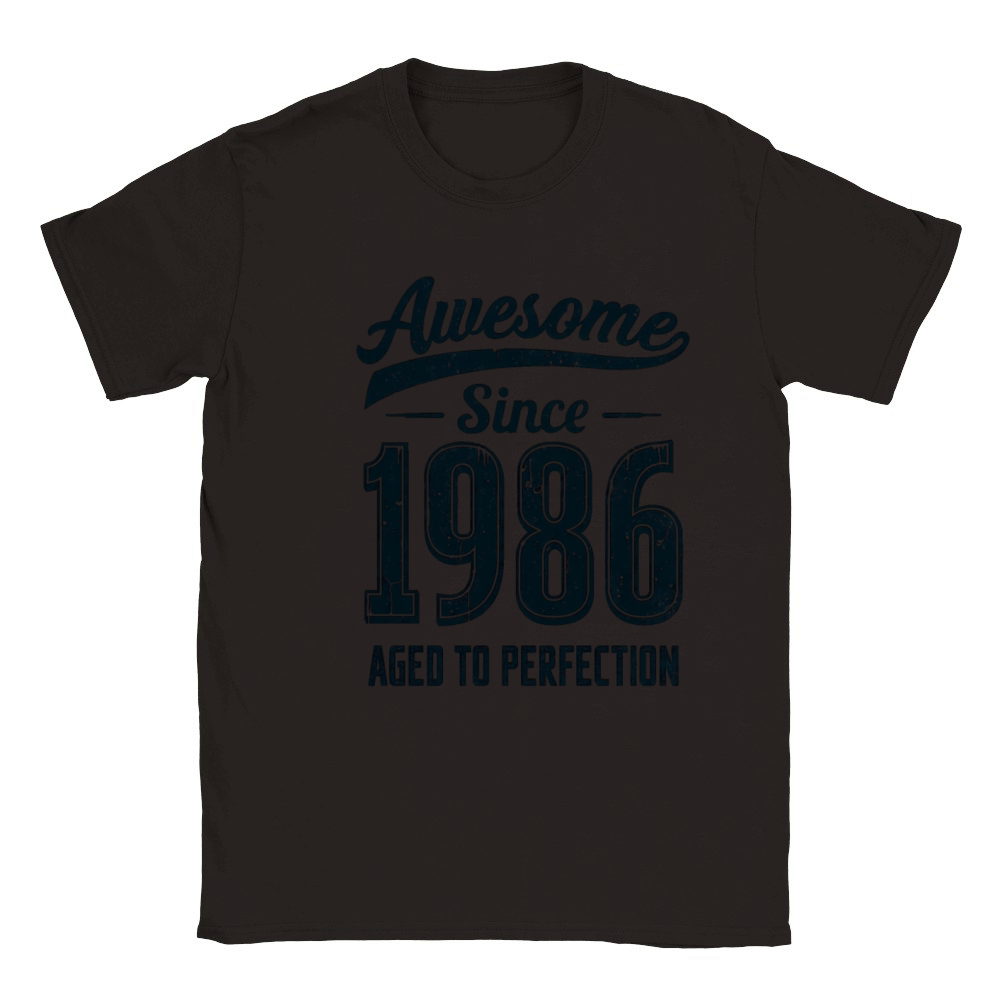 Awesome Since 1986 Aged To Perfection Classic Kids Crewneck T-shirt