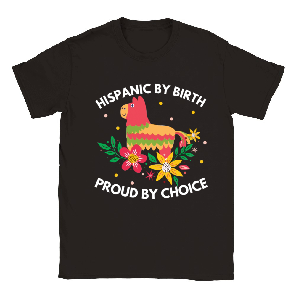 Hispanic by Birth Proud by Choice Heritage Shirt Classic Kids Crewneck T-shirt