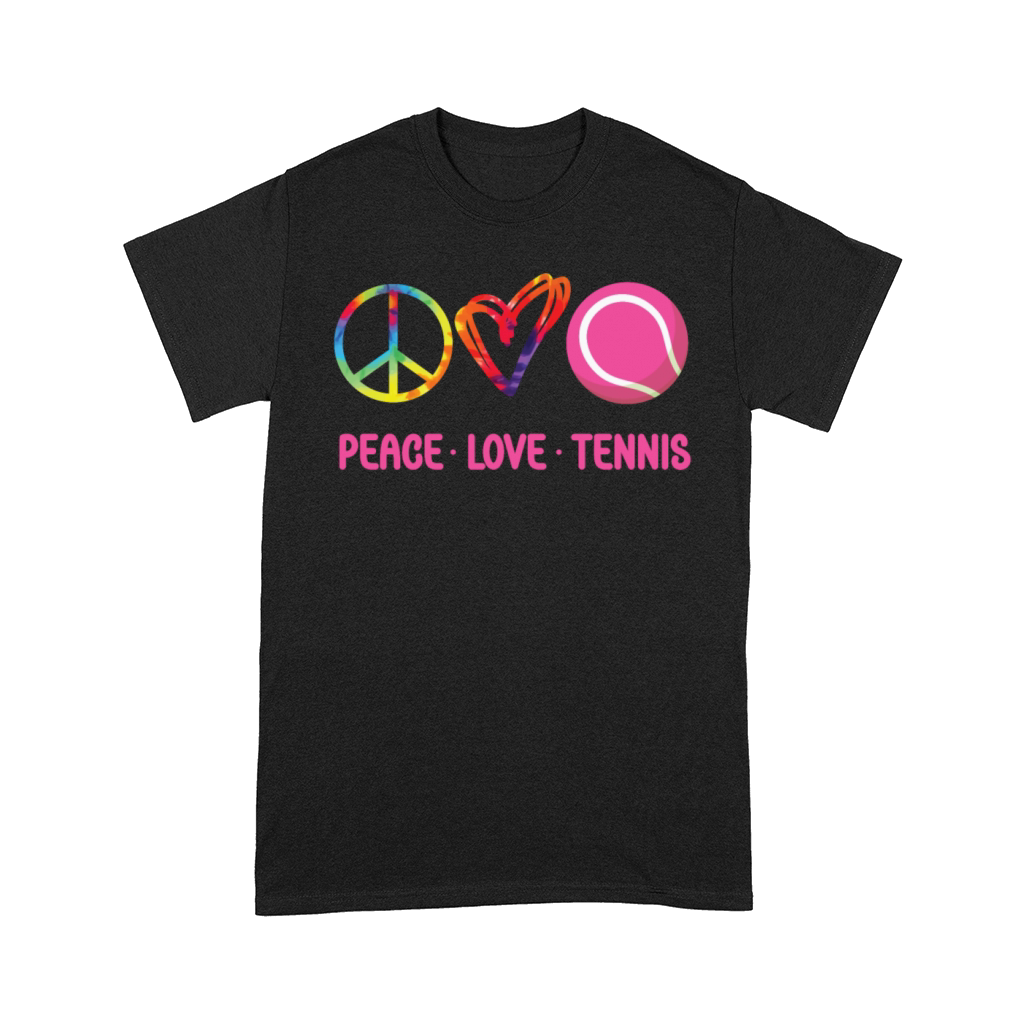 Funny Tennis Player Racket Tie Dye Comfort T-shirt