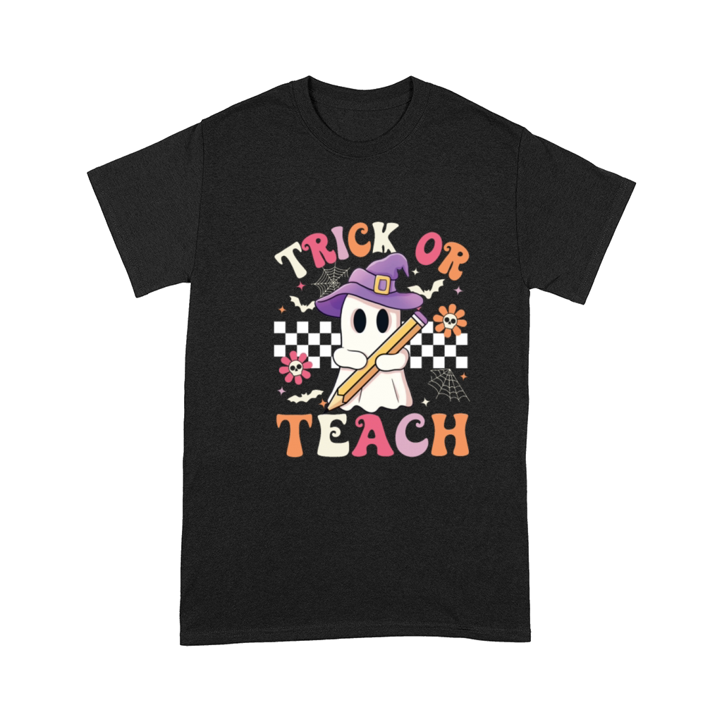 Trick Or Teach Funny Cute Halloween Teacher Comfort T-shirt