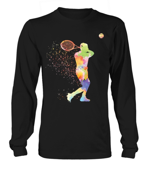 Funny Tennis Player Racket Long sleeved Unisex