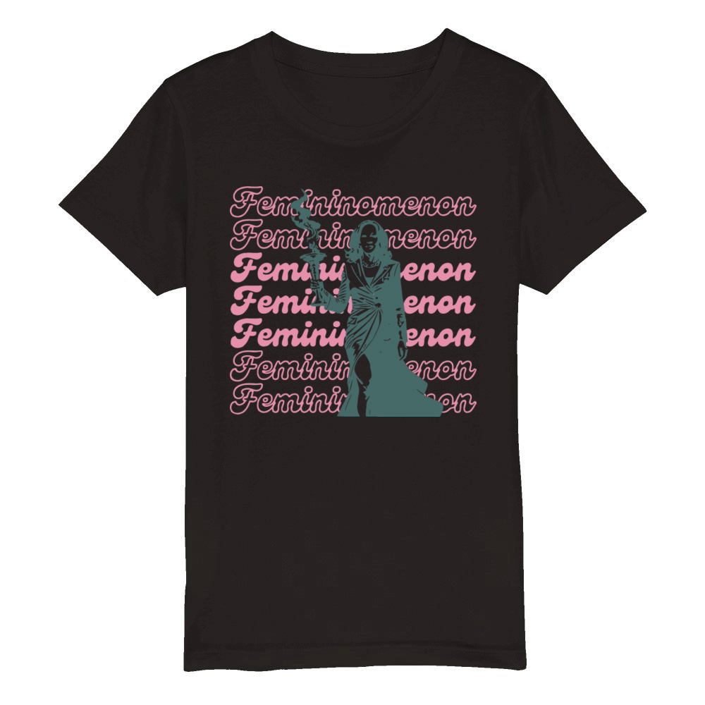 Femininomenon Vintage Kamala Harris Walz Voting Organic Kids Crewneck T-shirt