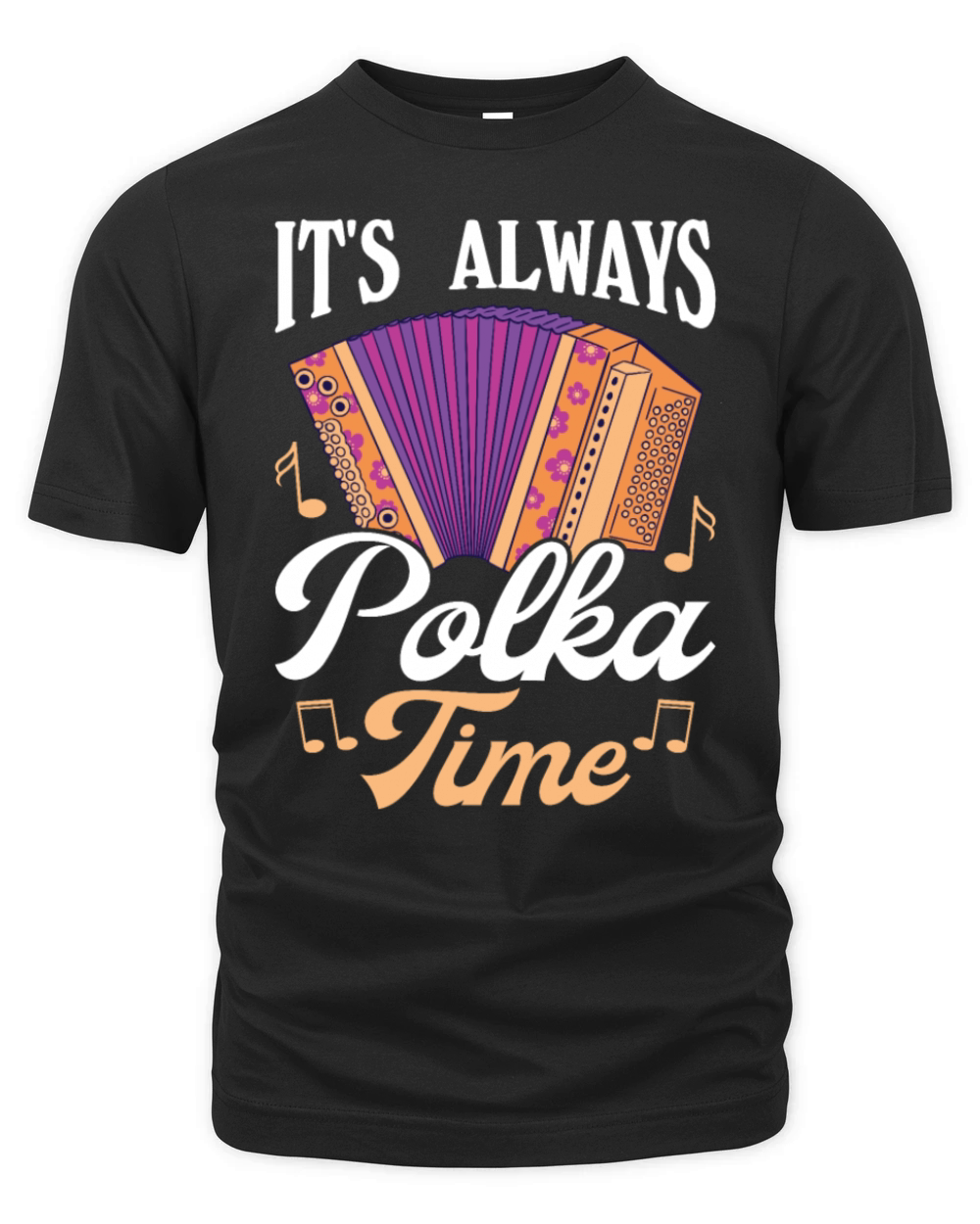 Funny Polka Dance Design for a Polka Muscian Organic Unisex T-shirt