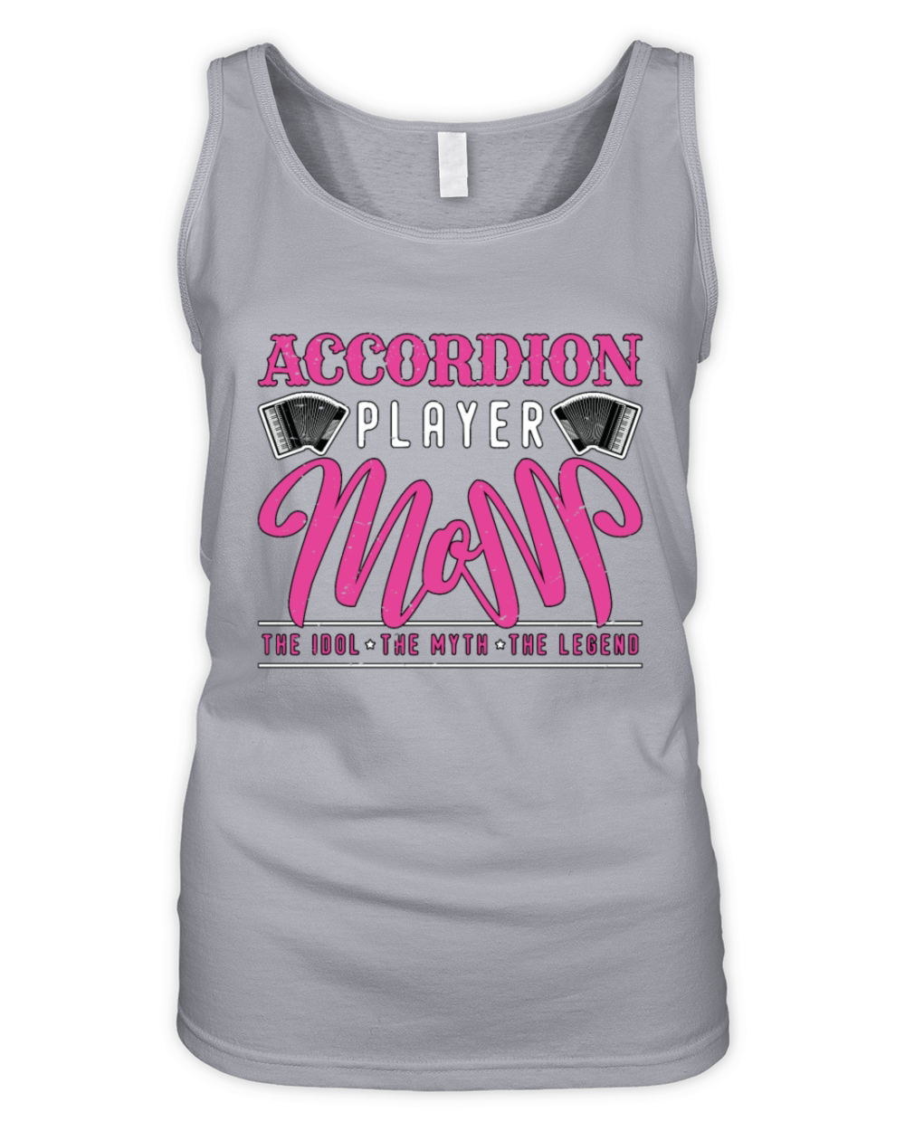 Accordion Player Mom The Idol The Music Lover Organic Women's Tank Top